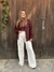 Calça Jeans Wide Leg OFF na internet