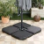 Ombrelone Articulado Guarda Sol De Praia Jardim Lateral 3 Metros Azul Base 60l RM Decor na internet