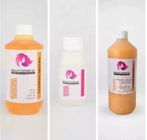 Combo Shampoo Neutro + Levanta Muerto + Ampolla nutrición extrema