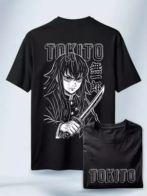 Tokito - Remera oversize unisex - Demon slayer anime