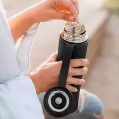 ECOVESSEL TERMO BOULDER ACERO INOXIDABLE TRIMAX CON INFUSOR BLACK SHADOW 20 oz/ 591 ml en internet