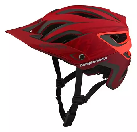 CASCO TROY LEE DESIGNS A3 MIPS PUMP FOR PEACE RED