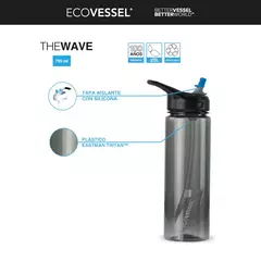 ECOVESSEL WAVE TERMO PLASTICO TRITAN LIBRE BPA BPS FOREST HORIZON 24 oz/ 709 ml Precio regular en internet