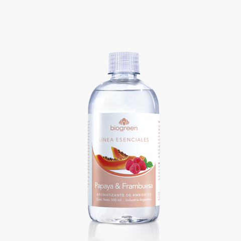Repuesto Aromatizante de Ambientes Esenciales Papaya y Frambuesa 500 ml