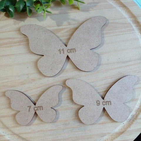 3 MOLDES MDF BORBOLETAS