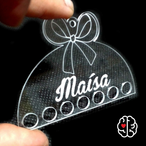 BASE PARA CROCHE ENFEITE NATALINO PERSONALIZADO