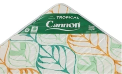 Colchón Cannon Tropical 22kg 1 plaza 80x190x18 - colchoneria ballester
