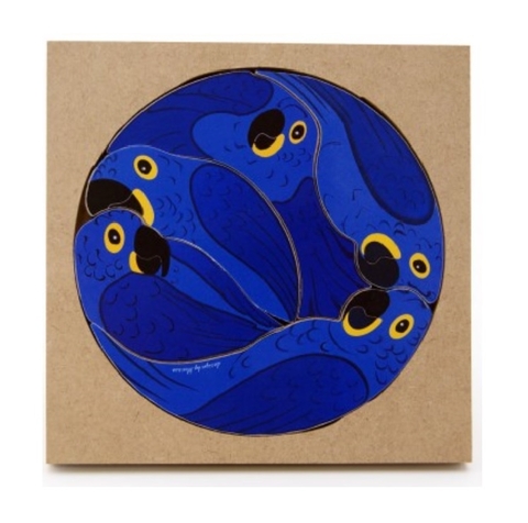 Arara Azul do Brasil - Quebra Cabeça - Mitra