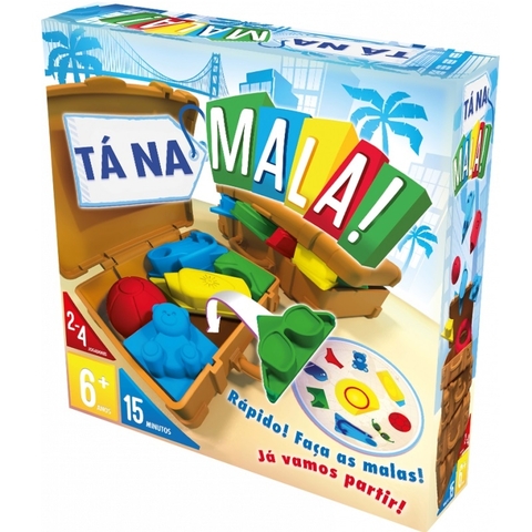 Tá na Mala! 4 Jogadores - Jogo de Tabuleiro Galápagos