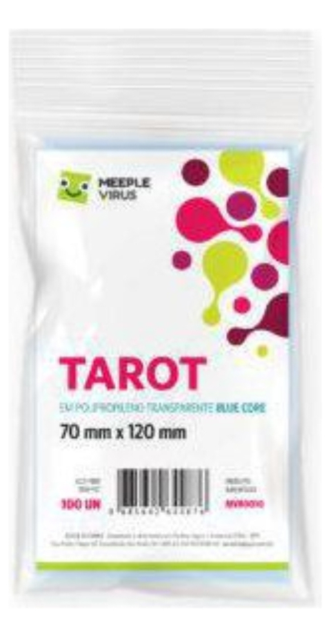 Sleeve Tarot Blue Core 70 x 120mm (100 Unidades)
