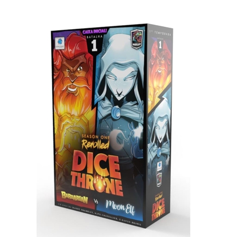 Dice Throne Bárbaro X Elfa Da Lua Jogo De Tabuleiro Conclave