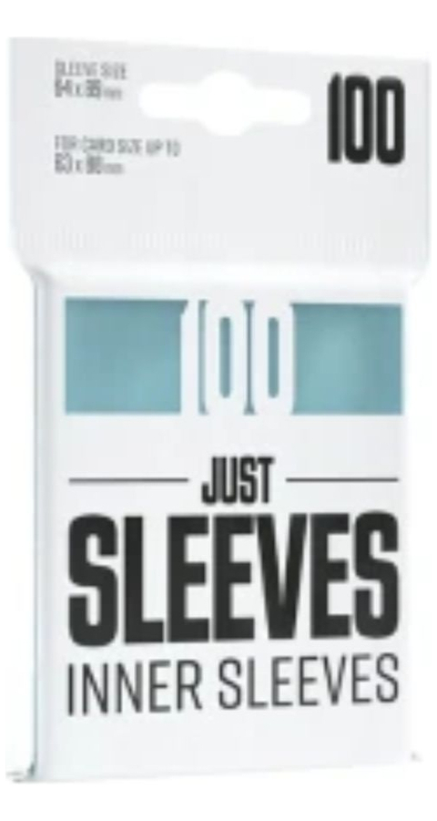Gamegenic: Just Sleeves - Inner Sleeves 64x89 mm- Galápagos