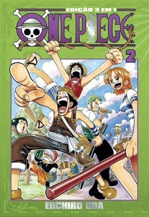 One Piece 3 em 1 Vol.2 - Mangá - Panini