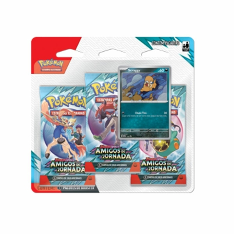 pokemon Blister Triplo EV9 Amigos de Jornada - Scraggy