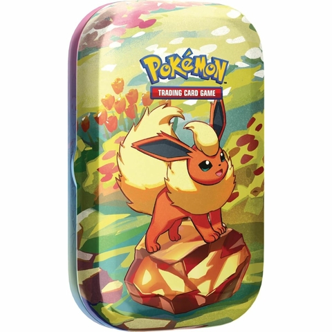 Pokemon Mini Tin EV8.5 Evoluções Prismáticas - Flareon (EN)