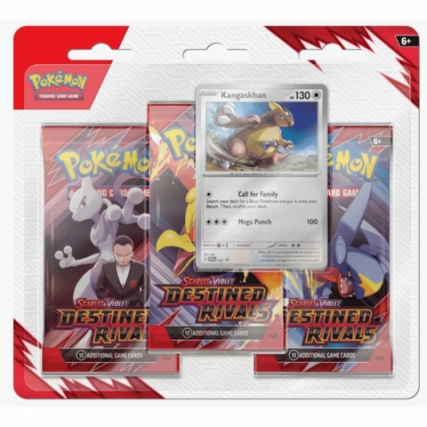 Pokemon Blister Triplo EV10 Rivais Predestinados Kangaskhan (EN)