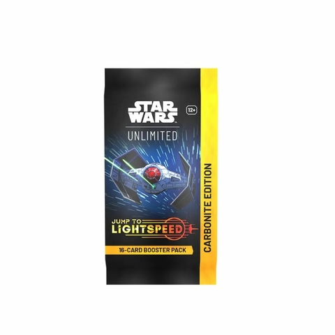 Star Wars Unlimited - Jump to Lightspeed Carbonite Booster - Inglês