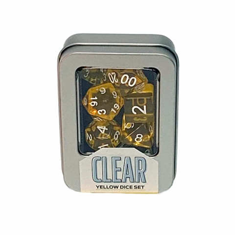 Kit de Dados: Clear Yelow - Buró