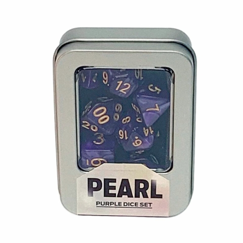 Kit De Dados: Pearl Purple - Buró