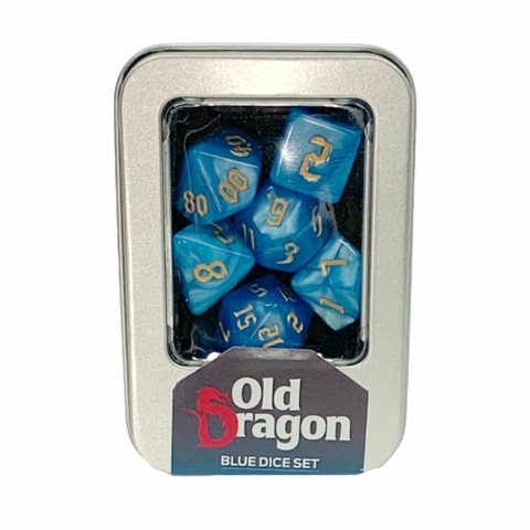 Kit De Dados: Old Dragon Blue - Buró