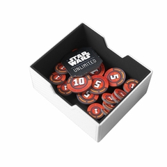 Gamegenic StarWars Unlimited Twin Suns Deck Pod Branco/Preto - comprar online