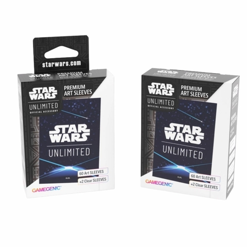 Gamegenic: Star Wars Unlimited Premium Art Sleeves Back Blue