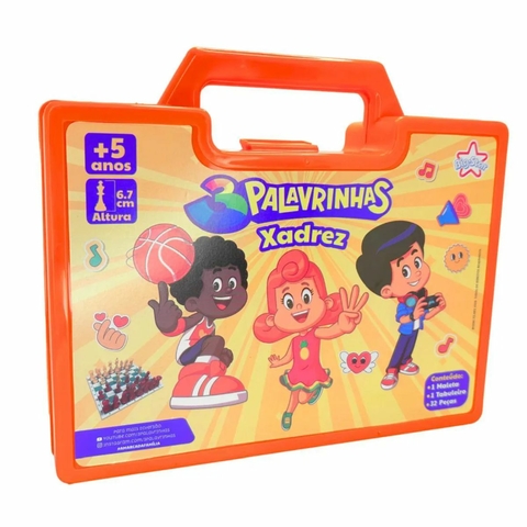3 Palavrinhas Xadrez Maleta- Jogo Infantil - Big Star