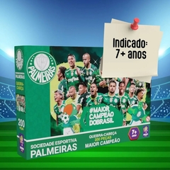 Quebra-cabeça 200 Peças Palmeiras FC Maior Campeão-Mimo Toys - Facil Shopping