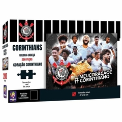 Quebra-cabeça 200 Peças Timão Coração Corinthiano -Mimo Toys - comprar online