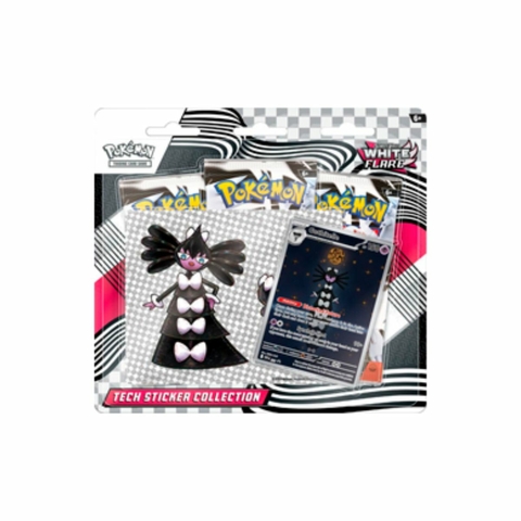 (ING)Pokemon Blister Triplo Tech Sticker EV10.5 - Fogo Branco Gothitelle