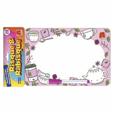 Lousa Risque e Rabisque Chá das Meninas - Algazarra