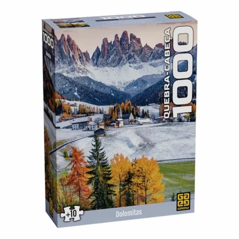 Quebra-cabeça 1000 peças Dolomitas - Grow