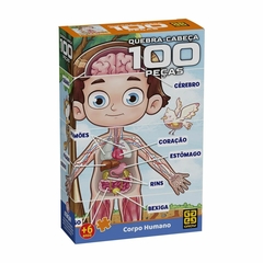 Quebra-cabeça 100 peças Corpo Humano - Grow