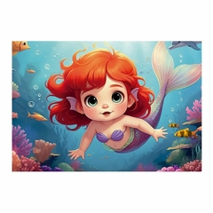 Quebra-Cabeça Progressivo 12-20-30 peças Sereias - Grow - Facil Shopping