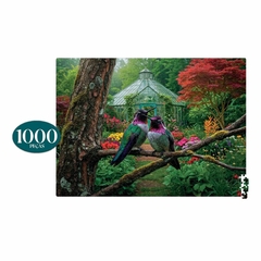 Quebra-Cabeça 1000 peças Beija Flor no Jardim - Novo Papel - comprar online
