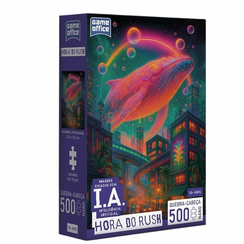 Quebra-cabeça Nano 500 Peças IA - Hora do Rush - Toyster