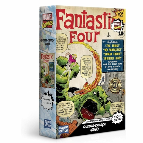 Quebra-cabeça Nano 500 Peças Quarteto Fantástico -Toyster