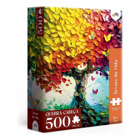 Quebra-Cabeça 500 peças Árvore da Vida - Novo Papel