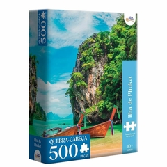 Quebra-Cabeça 500 peças Ilha de Phuket - Novo Papel
