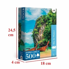 Quebra-Cabeça 500 peças Ilha de Phuket - Novo Papel na internet
