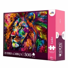 Quebra-Cabeça 500 peças Leão - Novo Papel - comprar online