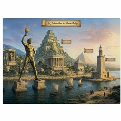 Quebra-Cabeça 1000 pçs IA As 7 Maravilhas do Mundo Antiogo - Toyster - comprar online