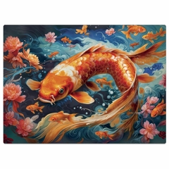 Quebra-Cabeça 1000 peças A Dança das Carpas - Toyster - comprar online