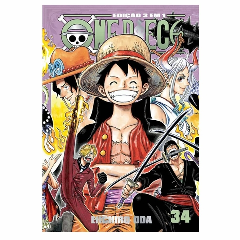 One Piece 3 em 1 Vol. 34 - Mangá - Panini