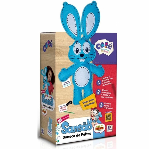 Coleção Fazendo Arte Sansão Mônica -Boneco de Feltro-Toyster