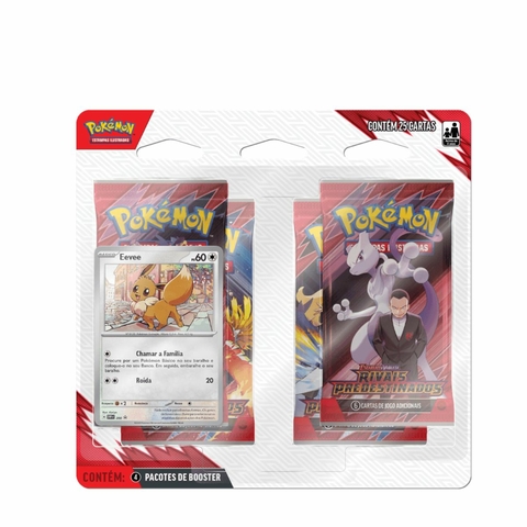 Pokemon Blister Quádruplo Escarlate e Violeta 10 - Rivais Predestinados Eevee