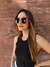 Óculos de Sol LGE892 Armação Preto com Rosa lente polarizada / unisex