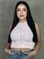 Tricot regata cropped trançado Elegance na internet