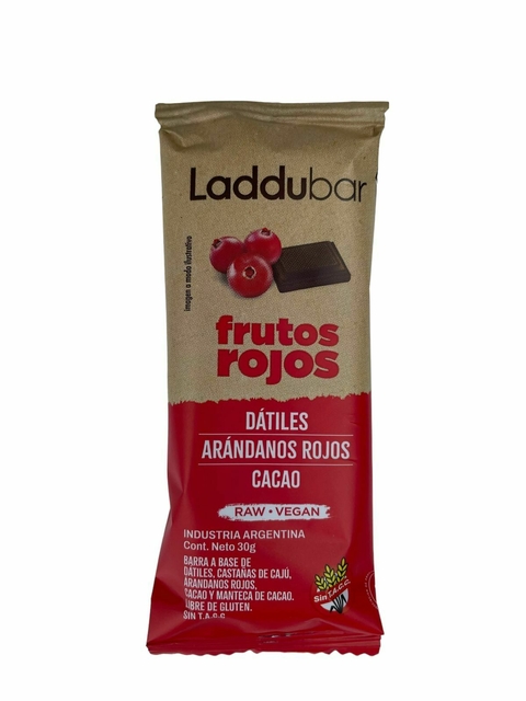 Barrita Laddubar Frutos Rojos 30 gr