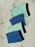 Imagem do SHORT JERI BICOLOR AZUL / VERDE CLARO